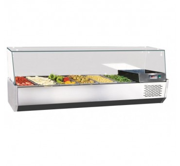 Saladette a poser réfrigérée 6x 1/3 gn Saladette a poser réfrigérée 6x 1/3 gn
