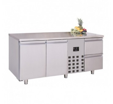 700 table réfrigérée 2 portes et 2 tiroirs monoblock 700 table réfrigérée 2 portes et 2 tiroirs monoblock