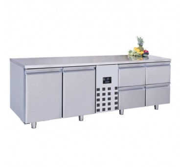 700 table réfrigérée 2 portes et 4 tiroirs monoblock 700 table réfrigérée 2 portes et 4 tiroirs monoblock