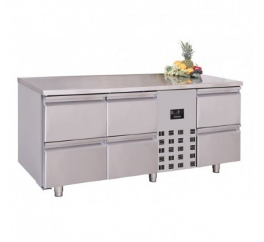 700 table réfrigérée 6 tiroirs monoblock 700 table réfrigérée 6 tiroirs monoblock