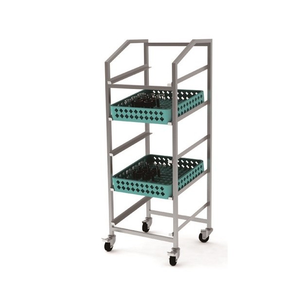 Trolley pour paniers de lavage 500x500