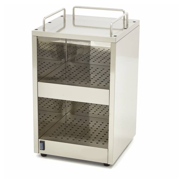 Chauffe-tasses - 72 tasses - 2 étagères - modèle de table