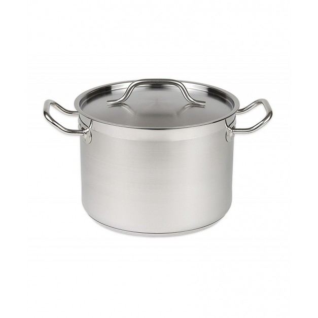 Casserole en acier inoxydable + couvercle ø24 6,3l