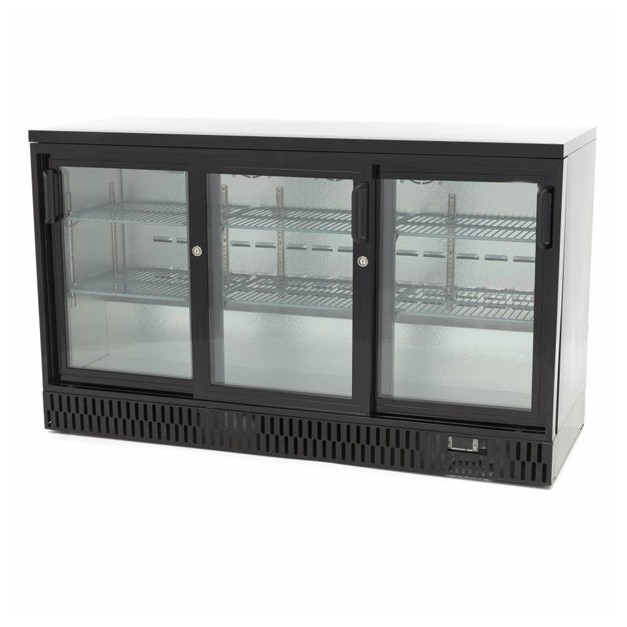 Réfrigérateur à boissons - 3 portes coulissantes - 6 étagères réglables