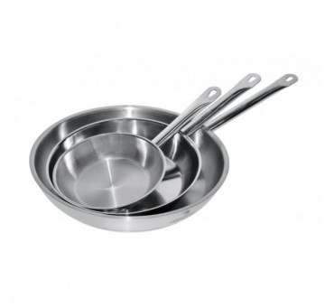 Poêle à frire inox Ø24 cm – Tous feux dont induction – 2L Poêle à frire inox Ø24 cm – Tous feux dont induction – 2L