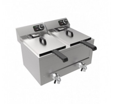 Friteuse posable électrique 2x8l 2x3kw Friteuse posable électrique 2x8l 2x3kw