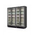 Réfrigérateur 4 portes en verre noir