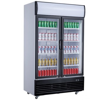 Réfrigérateur 2 portes en verre 800l Réfrigérateur 2 portes en verre 800l