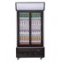 Réfrigérateur avec portes coulissantes en verres 1000l