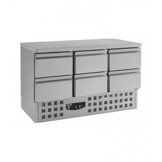 Table réfrigérée 6 drawers