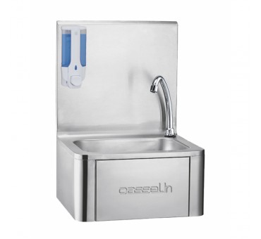Lave mains mural professionnel en inox à commande fémorale Casselin Lave mains mural professionnel en inox à commande fémorale Casselin
