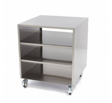 Table en inox sur roues 60 x 80 cm – Mobile, robuste et hygiénique Table en inox sur roues 60 x 80 cm – Mobile, robuste et hygiénique