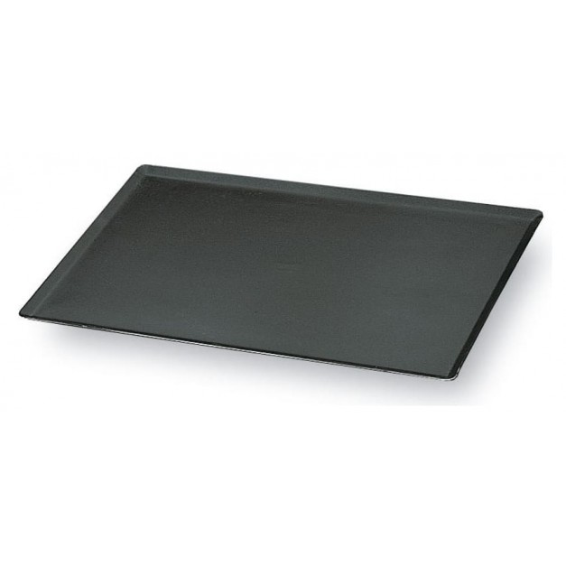 Plaque de four 4 bords pincées tole Bleue 15/10