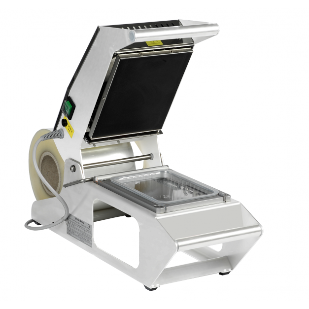 Scelleuse barquettes manuelle inox sans matrice OP 160