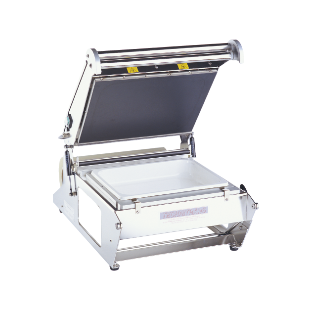 Thermoscelleuse de barquettes inox avec verrouillage TOPSEAL 190