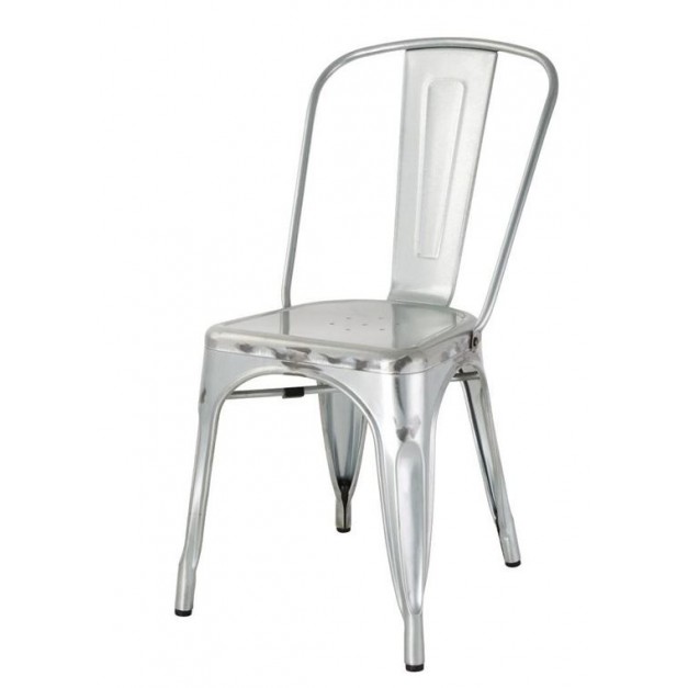Chaises bistro en acier Bolero (lot de 4)