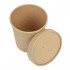 Couvercles pour bols à soupe kraft micro-ondables recyclables Colpac 450ml (lot de 500)
