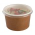 Pots alimentaires kraft recyclables avec couvercles Colpac 700ml (lot de 150)