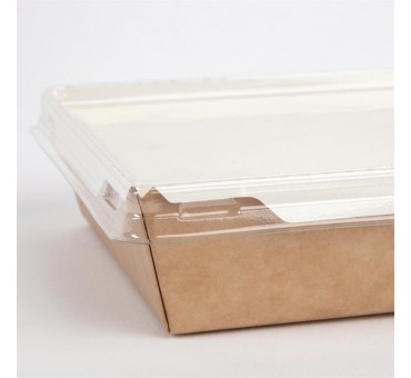 Barquettes en carton recyclables avec couvercle Colpac Fuzione 1000ml Barquettes en carton recyclables avec couvercle Colpac Fuzione 1000ml