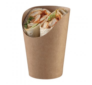 Etuis à tortilla kraft recyclables Colpac (lot de 1000) Etuis à tortilla kraft recyclables Colpac (lot de 1000)