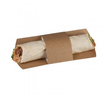 Etuis à tortilla kraft compostables Colpac (lot de 1000) Etuis à tortilla kraft compostables Colpac (lot de 1000)