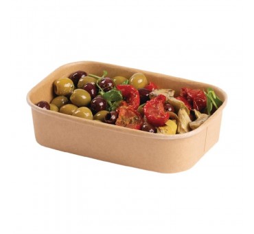 Barquettes alimentaires micro-ondables recyclables Colpac Stagione 500ml (lot de 300) Barquettes alimentaires micro-ondables recyclables Colpac Stagione 500ml (lot de 300)