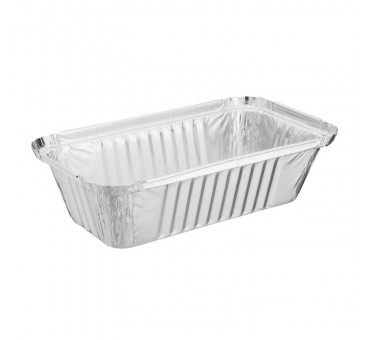 Grandes barquettes rectangulaires aluminium Fiesta Recyclable (lot de 500) Grandes barquettes rectangulaires aluminium Fiesta Recyclable (lot de 500)