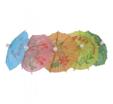 Parasols en papier de différentes couleurs Parasols en papier de différentes couleurs
