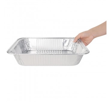 Plat rectangulaire aluminium Fiesta Recyclable GN 1/2 Plat rectangulaire aluminium Fiesta Recyclable GN 1/2