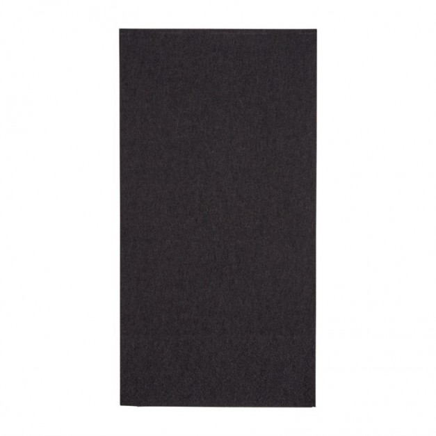 Serviettes dîner 2 plis format 1/8 Fiesta Recyclable 400mm noires (lot de 2000)