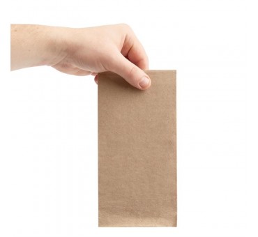 Serviettes dîner 2 plis format 1/8 Fiesta Recyclable 400mm kraft (lot de 2000) Serviettes dîner 2 plis format 1/8 Fiesta Recyclable 400mm kraft (lot de 2000)