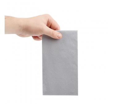 Serviettes de table Airlaid pliage en 8 Fiesta Recyclable Premium Tablin grises 40x40cm (lot de 500) Serviettes de table Airlaid pliage en 8 Fiesta Recyclable Premium Tablin grises 40x40cm (lot de 500)