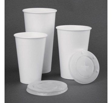 Gobelets boissons froides en papier Fiesta Recyclable 340ml 80mm (lot de 1000) Gobelets boissons froides en papier Fiesta Recyclable 340ml 80mm (lot de 1000)