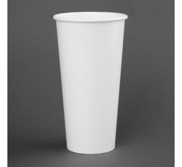 Gobelets boissons froides en papier Fiesta Recyclable 625ml 90mm (lot de 1000) Gobelets boissons froides en papier Fiesta Recyclable 625ml 90mm (lot de 1000)