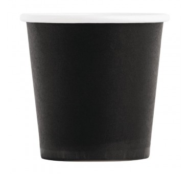 Gobelets jetables à café espresso Fiesta Recyclable noirs 120ml x1000 Gobelets jetables à café espresso Fiesta Recyclable noirs 120ml x1000