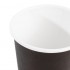 Gobelets jetables à café espresso Fiesta Recyclable noirs 120ml x50