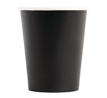 Gobelets jetables boissons chaudes simple paroi Fiesta Recyclable noirs 230ml (lot de 1000) Gobelets jetables boissons chaudes simple paroi Fiesta Recyclable noirs 230ml (lot de 1000)