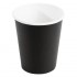 Gobelets jetables boissons chaudes simple paroi Fiesta Recyclable noirs 230ml (lot de 1000)