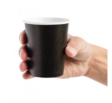 Gobelets jetables boissons chaudes Fiesta noirs 225ml x50 Gobelets jetables boissons chaudes Fiesta noirs 225ml x50