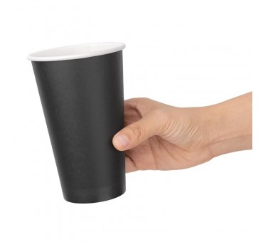 Gobelets simple paroi Fiesta Recyclable noirs 455ml (lot de 1000) Gobelets simple paroi Fiesta Recyclable noirs 455ml (lot de 1000)