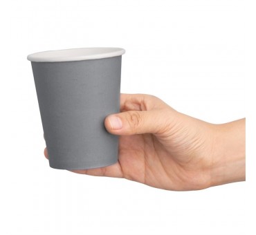 Gobelets simple paroi Fiesta Recyclable anthracite 225ml (lot de 1000) Gobelets simple paroi Fiesta Recyclable anthracite 225ml (lot de 1000)