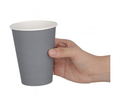 Gobelets simple paroi Fiesta Recyclable anthracite 340ml (lot de 1000) Gobelets simple paroi Fiesta Recyclable anthracite 340ml (lot de 1000)