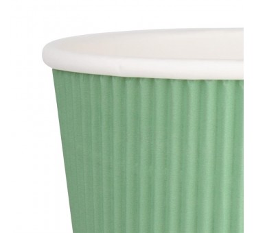 Gobelets paroi ondulée Fiesta Recyclable turquoise 225ml (lot de 500) Gobelets paroi ondulée Fiesta Recyclable turquoise 225ml (lot de 500)