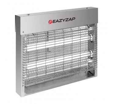 Désinsectiseur LED en inox brossé Eazyzap 8W