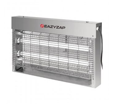 Désinsectiseur LED en inox brossé Eazyzap 14W