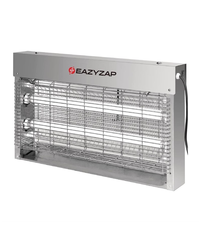 Désinsectiseur LED EazyZap FD496 - 50m², 2 Ampoules 4,5W Écologiques - Pour Maison, Jardin, Commerce