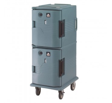Chariot isotherme avec portes chauffantes Cambro Ultra Camcart UPCH800 bleu ardoise Chariot isotherme avec portes chauffantes Cambro Ultra Camcart UPCH800 bleu ardoise