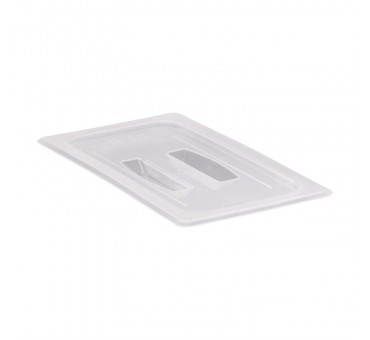 Couvercle translucide en polypropylène avec poignée pour bac GN 1/3  Cambro Couvercle translucide en polypropylène avec poignée pour bac GN 1/3  Cambro