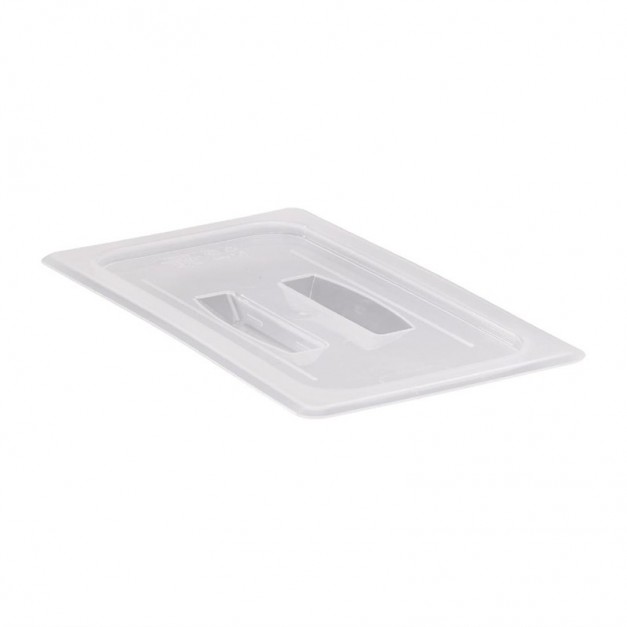 Couvercle translucide en polypropylène avec poignée pour bac GN 1/3  Cambro