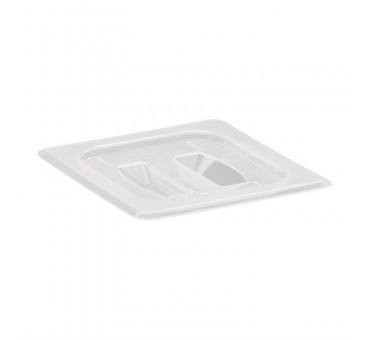 Couvercle translucide en polypropylène avec poignée pour bac GN 1/6  Cambro Couvercle translucide en polypropylène avec poignée pour bac GN 1/6  Cambro
